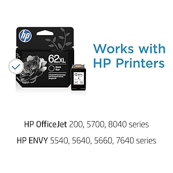 HP 62 XL ブラック　黒　8点 Amazon.com: HP 62XL Black High-yield Ink Cartridges for HP